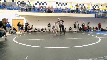 40 lbs Semifinal - Kimber Russell, Salina Wrestling Club vs Rafe Evans, Pryor Tigers