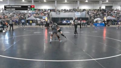 Girls 138 lbs Champ. Round 1 - Grace Rodriguez, Collierville High School Girls vs Alice Gizzi, Independence High School Girls