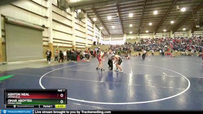 150 lbs Champ. Round 2 - Ashton Neal, Springville vs Omar Aboytes, Spring Creek