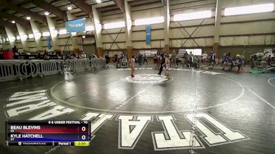 70 lbs Round 1 - Beau Blevins, KS vs Kyle Hatchell, UT