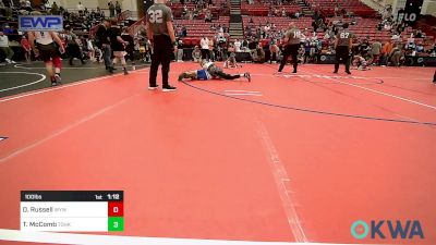 100 lbs Semifinal - Diezel Russell, Winfield Youth Wrestling Club vs Tyson McComb, Team Of Hard Knox