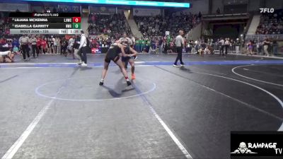 125 lbs 3rd Place Match - Liliana McKenna, Larned Jr Indian Wrestling Club vs Isabella Garrity, Norton Wrestling Club