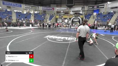 61 lbs Consi Of 8 #2 - Jackson Martin, Bear Cave WC vs Phillip Childers, Nebraska Elite