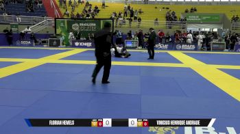 Vinicius Henrique Andrade vs Florian Hemels 2025 Brasileiro Jiu-Jitsu IBJJF