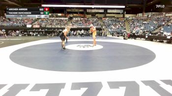 175 lbs Cons. Semi - Tucker Hutchison, Basehor-Linwood HS vs Archer Amrein, Hays HS