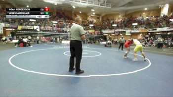 150 lbs 5th Place Match - Noah Henderson, Caney Valley HS vs Luke Clydesdale, Norton Community HS
