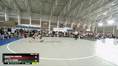 76 lbs 1st Place Match - Kingston Sabatin, Westlake vs Austyn Miner, Bear River Wrestling Club