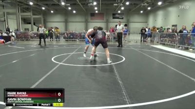 215 lbs Champ. Round 1 - Gavin Bowman, South Central Punishers vs Mark Rayas, Dodge City Academy