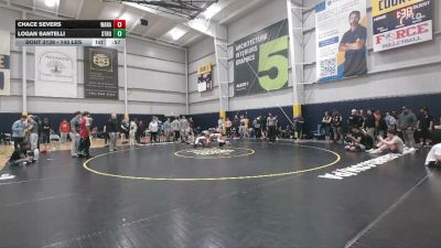 145 lbs Semifinal - Chace Severs, Wanaque vs Logan Santelli, Stroudsburg