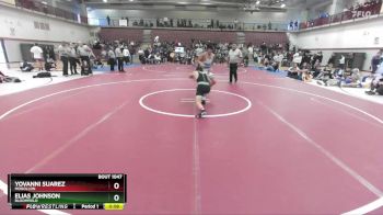 138 lbs 3rd Place Match - YOVANNI SUAREZ, Mogollon vs Elias Johnson, Bloomfield