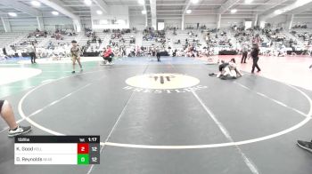 132 lbs Rr Rnd 3 - Kellen Good, Kellam Mat Rats vs Darin Reynolds, Beast Nation