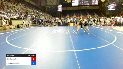 148 lbs Rnd Of 16 - Kaili Manuel, MI vs Audrey Lennard, KS