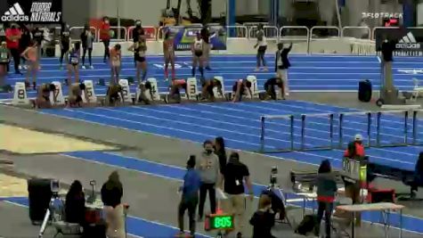 High School Boys' 60m Hurdles Championship, Round 2 Heat 3