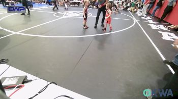 45 lbs Round Of 16 - Charley Ray Wells, Claremore Wrestling Club vs Huxley Perry, Blackwell Wrestling Club