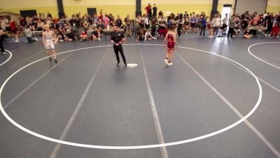 100 lbs Cons. Round 2 - Dreyton Kren, WI vs Braylon Schell, SD