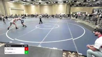 144 lbs 5th Place - Ricky Martinez, Jefferson Saints vs Marcus Lucero, Duran Elite