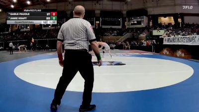 138-4A/3A Quarterfinal - Jamie Kraft, Marriotts Ridge vs Gable Pauole, North Point