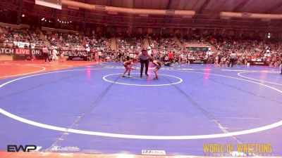 45 lbs Quarterfinal - Caliyah Cruz, Grindhouse vs Rose Davidson, SlyFox Wrestling Academy