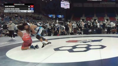 215 lbs Champ. Rd Of 32 - Jose Rivera, Oregon vs Aaron Ruiz-Angel, North Carolina