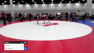 144 lbs Final - Bentley Sly, North Carolina vs Sy Strobel, South Carolina