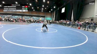 144 lbs Cons. Round 2 - Luke Broadhurst, Del Oro vs Roger Sarmiento, Palma