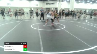 144 lbs Semifinal - Elijah Ripley, Legends Of Gold LV vs Tony Gonzalez, No Team