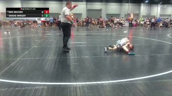 60 lbs Cons. Semi - **Ben Becker, Salem Elite vs Drake Wright, Fairview Jackets