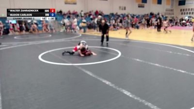 63 lbs Champ. Round 3 - Mason Carlson, Shootbox Rigby vs Walter Zahradnicek, Idaho Gold Wrestling Club