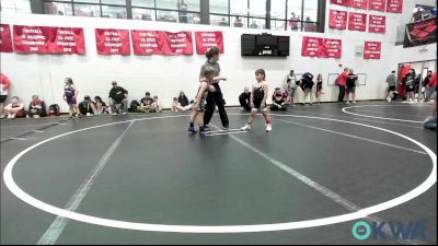 60 lbs Semifinal - Asher Fanshier, Clinton Youth Wrestling vs Owen McCool, Elgin Wrestling
