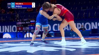 76 kg Quarterfinal - Kylie Welker, USA vs Mariia Silina, RUS