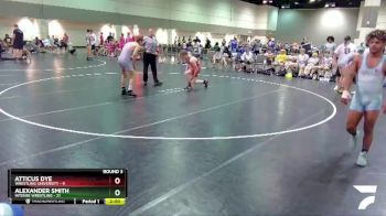 145 lbs Round 3 (6 Team) - Atticus Dye, Wrestling University vs Alexander Smith, Intense Wrestling
