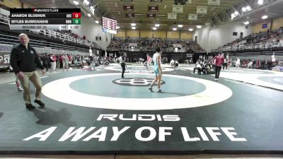 150 lbs Round Of 32 - Aharon Bloshuk, Academy Of The New Church vs Myles Burroughs, Northfield Mt Hermon