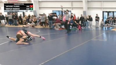 126 lbs Cons. Semis - Anthony Flores, Fighting Squirrels Wrestling Club vs Bentley Maddox, Brothers Of Steel Wrestling Club