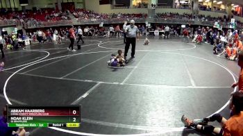 50 lbs Cons. Round 2 - Abram Haarberg, Chase County Wrestling Club vs Noah Klein, GI Grapplers