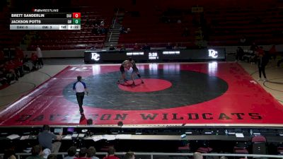 184 lbs Brett Sanderlin, Davidson vs Jackson Potts, Gardner-Webb