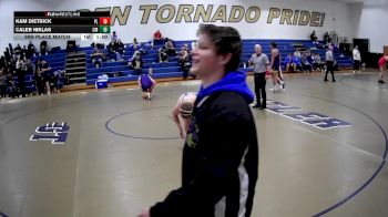 215 lbs 3rd Place Match - Caleb Niklas, Canon McMillon vs Kam Dietrick, Plum