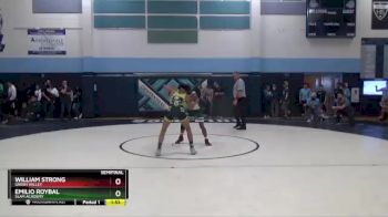 126 lbs Semifinal - Emilio Roybal, SLAM Academy vs William Strong, Green Valley