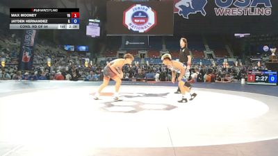 144 lbs Cons. Rd Of 64 - Max Mooney, Virginia vs Jayden Hernandez, Illinois