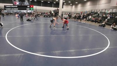 144 lbs Quarters - Chris Lalonde, Bear Cave Wrestling Club vs Owen Proper, Cyclones Wrestling & Fitness