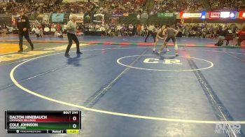 A - 132 lbs Quarterfinal - Cole Johnson, Frenchtown vs Dalton Hinebauch, Lockwood (Billings)