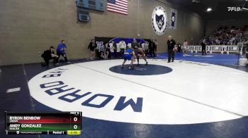 132 lbs Cons. Round 2 - Byron Benbow, Crespi vs Andy Gonzalez, Parlier