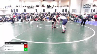 215 lbs Round Of 32 - Trayven Chen, North Andover vs Kodin Flagg, Tollgate