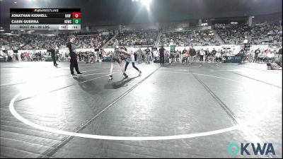 88 lbs Consi Of 16 #2 - Jonathan Kidwell, Raw Wrestling Club vs Casin Guerra, Newcastle Youth Wrestling