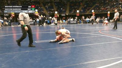 117 lbs Round Of 16 - Brayden Steinbach, Saint Marys vs Waylynn Barrows, Montgomery