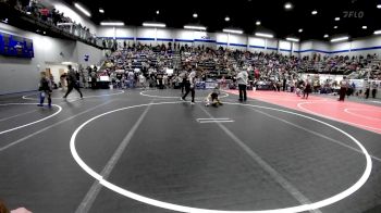 64 lbs Semifinal - Zyren Marin, Woodward Youth Wrestling vs Jaxson Williams, Tecumseh Youth Wrestling