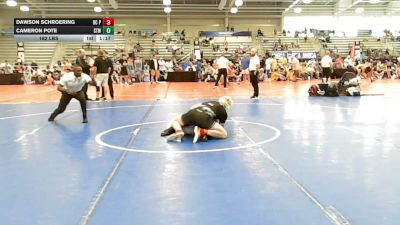 182 lbs Rr Rnd 1 - Dawson Schroering, BC Predators - HSB vs Cameron Pote, Shore Thing Surf - HSB