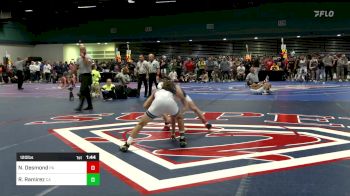 120 lbs Quarterfinal - Nathan Desmond, PA vs Ronnie Ramirez, CA