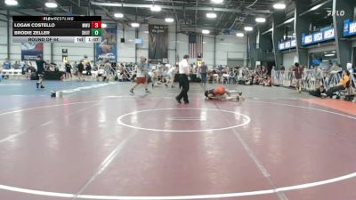 113 lbs Round Of 64 - Logan Costello, MetroWest United Black vs Brodie Zeller, Team Shutt Bowman (TSB)