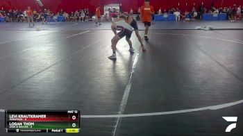 126 lbs Round 1 (4 Team) - Logan Thom, LPGE-B Wolves vs Levi Krautkramer, Marathon