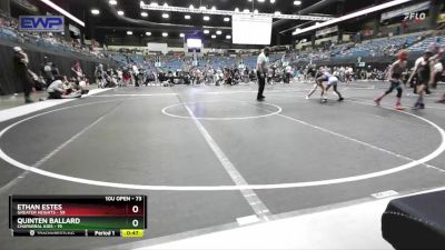 73 lbs Semifinal - Ethan Estes, Greater Heights vs Quinten Ballard, Chaparral Kids